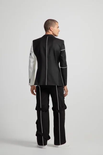 Reflective lined cargo pants back