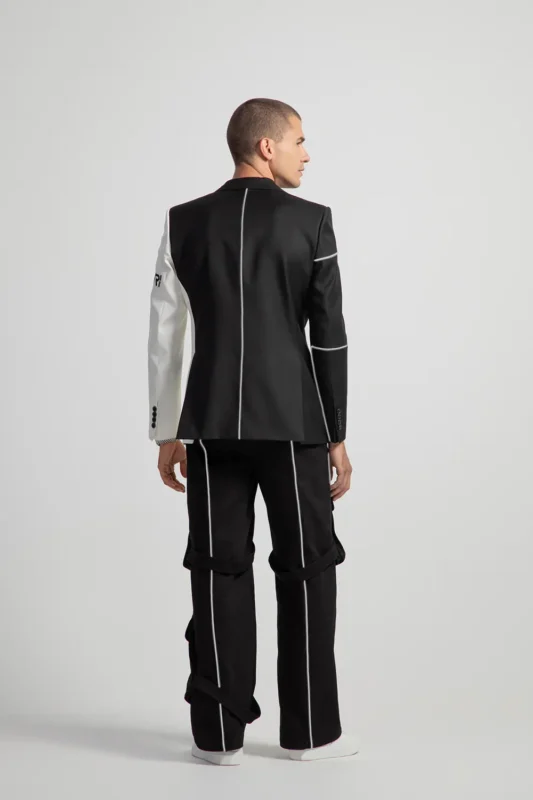 Reflective lined cargo pants back